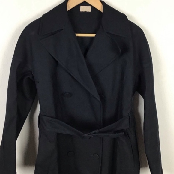 Alaia Coat Jacket Trench Belted Double Breasted - Picture 3 of 9
